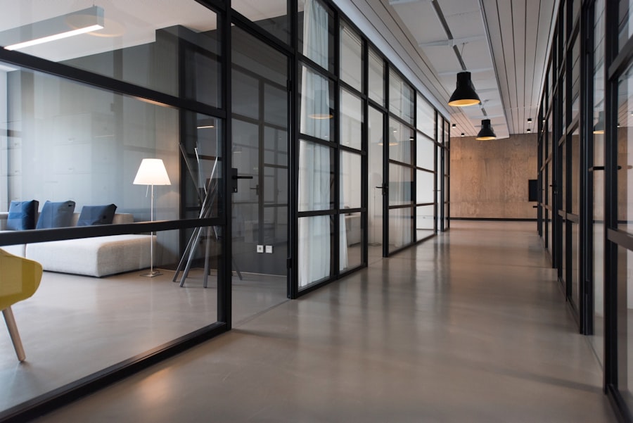 Modern office interior — tenant representation